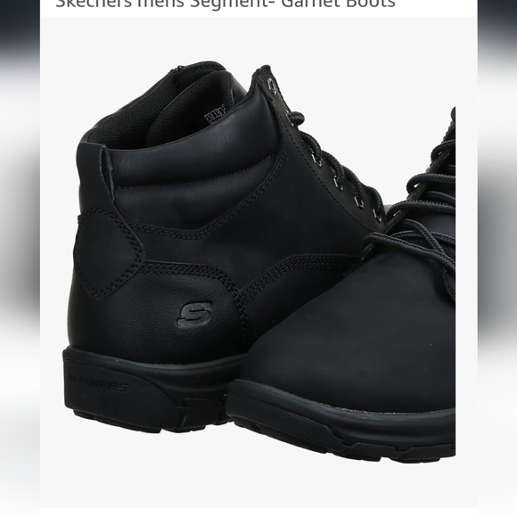 Skechers Mens Segment-garnet Hiking Boot Black Size 7 - Picture 5 of 16